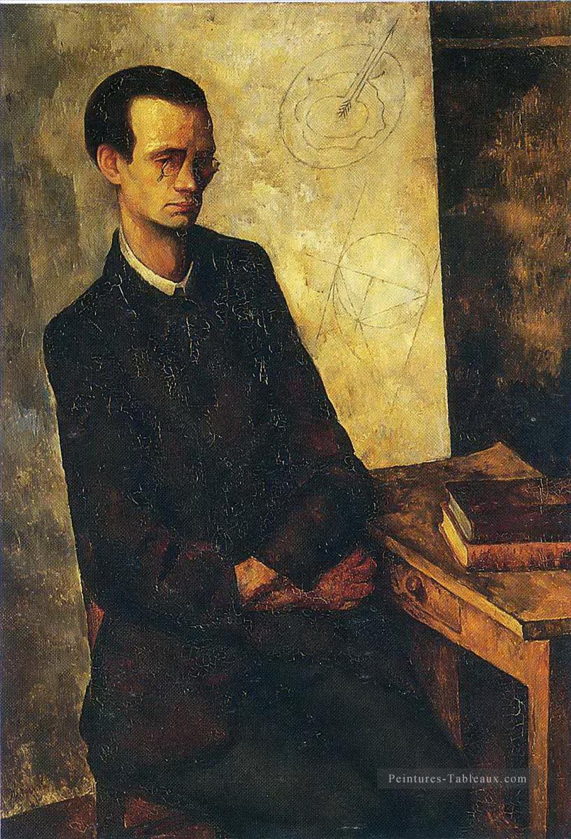 le mathématicien 1918 Diego Rivera Peintures à l'huile